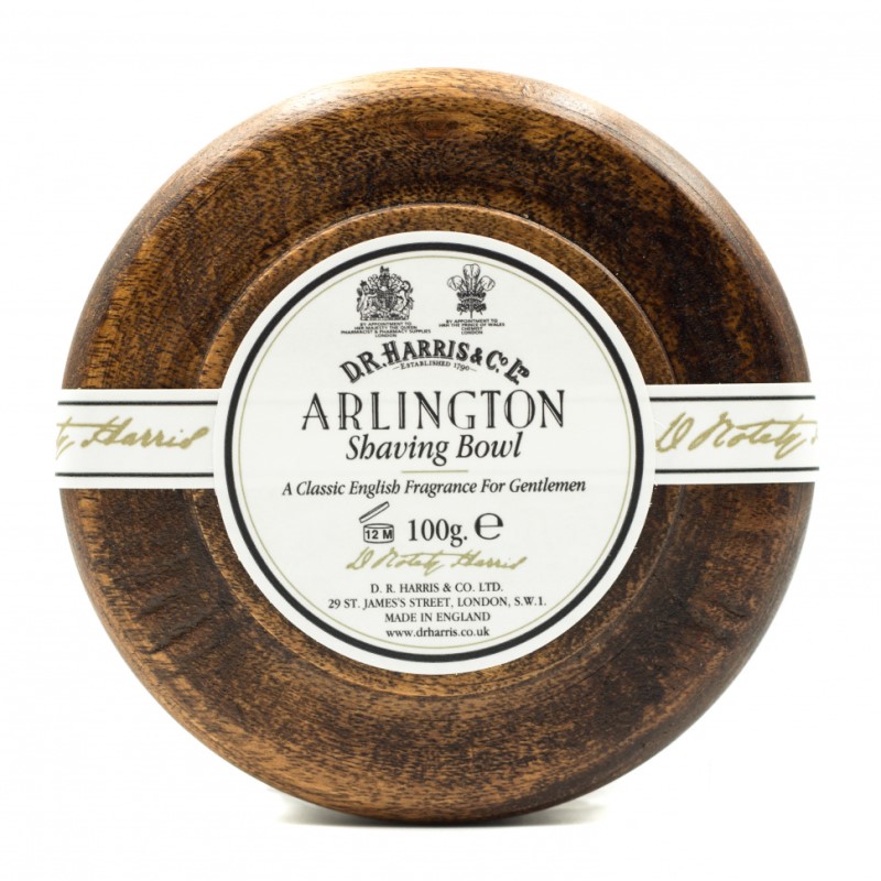 Мыло для бритья D. R. Harris Arlington в чаше из красного дерева
