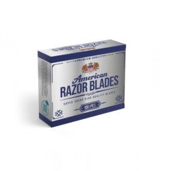 Лезвия для бритья двойные, классические American Razor Blades, 100 шт