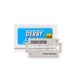 Лезвия для безопасной бритвы Derby Blue Extra (10 лезвий)