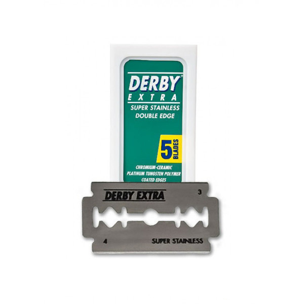 Лезвия для безопасной бритвы Derby Extra (5 лезвий)