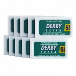 Лезвия для безопасной бритвы Derby Extra (50 лезвий)