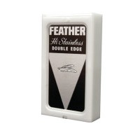 Лезвия для безопасной бритвы Feather Hi-Stainless (5 лезвий)