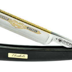 Опасная бритва DOVO PRIMA SILVER STEEL EBENHOLZ  4580, 5/8