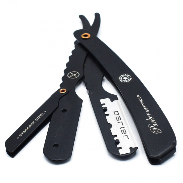 Опасная бритва Parker SRXBLK Professional Barber Razor