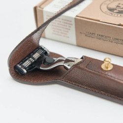 Подарочный набор для бритья Captain Fawcett’s с лезвиями Gillette Mach 3