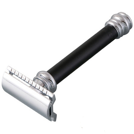 Станок для бритья Т-образный Merkur BiColor AluBlack 38C