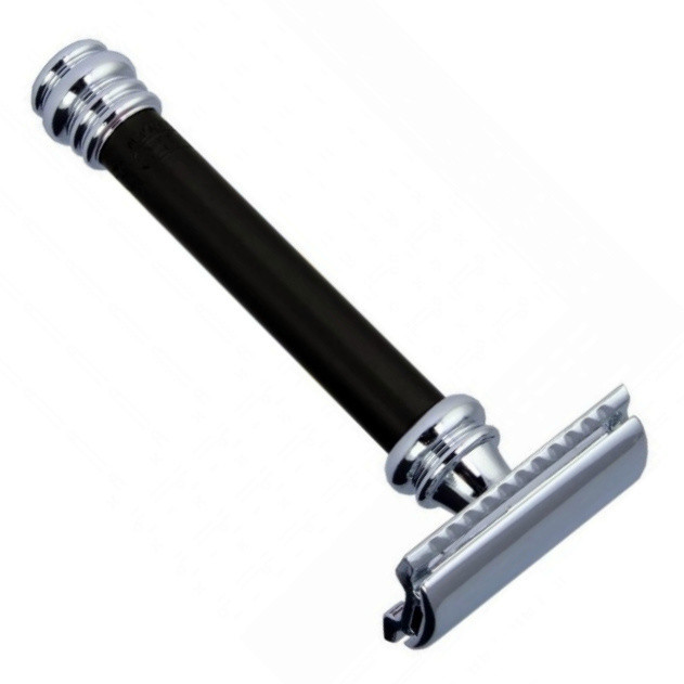 Станок для бритья Т-образный Merkur BiColor AluBlack 38C