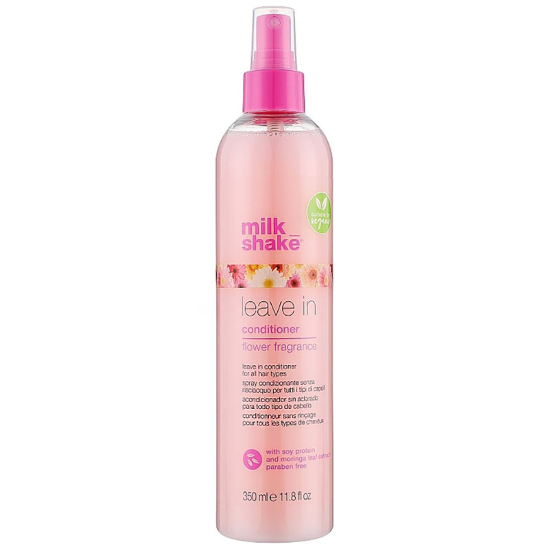 Кондиционер несмываемый для увлажнения волос Flower Fragrance Leave in Milk Shake, 350 мл