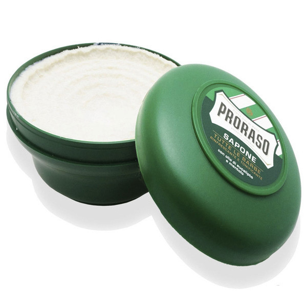 Тонизирующее мыло для бритья Proraso Green Line Refreshing Shaving Soap с экстрактом эвкалипта и ментола, 150 мл