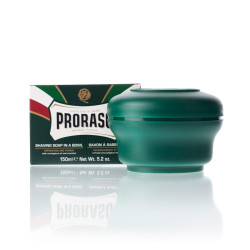 Тонизирующее мыло для бритья Proraso Green Line Refreshing Shaving Soap с экстрактом эвкалипта и ментола, 150 мл