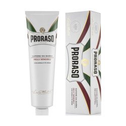 Крем для бритья Proraso Sensitive Skin Shaving Cream для чувствительной кожи с экстрактом зеленого чая и овса, 150 мл
