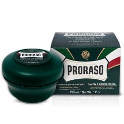 Тонизирующее мыло для бритья Proraso Green Line Refreshing Shaving Soap с экстрактом эвкалипта и ментола, 150 мл