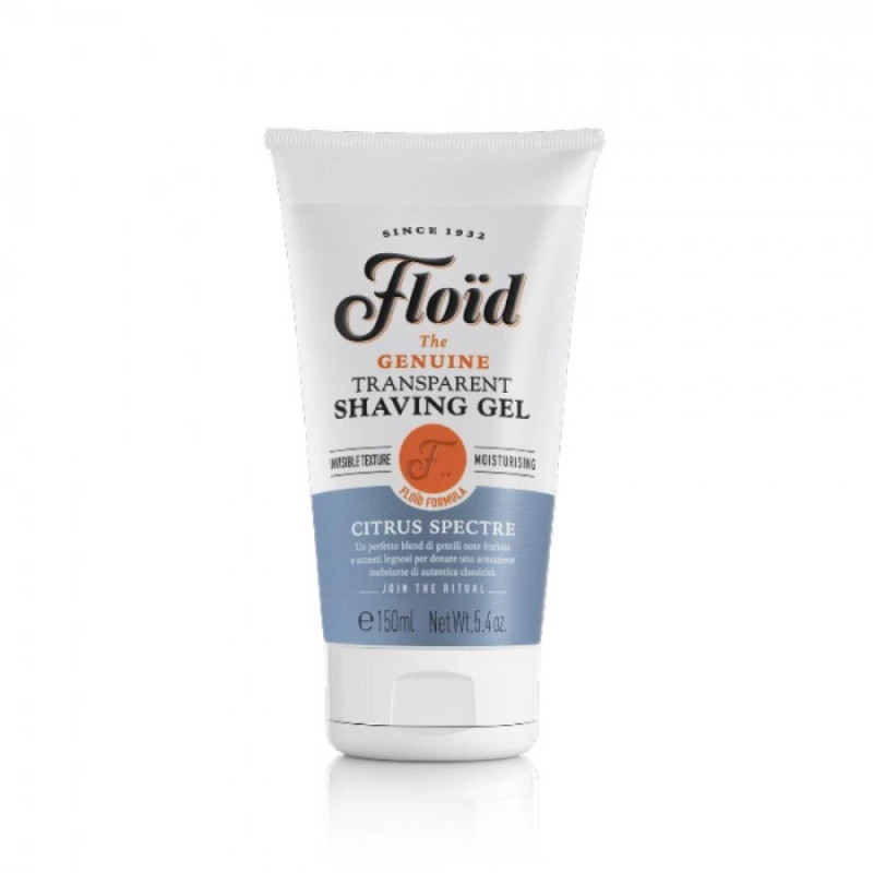 Прозрачный гель для бритья Floid Shaving Gel Citrus Spectre, 150мл