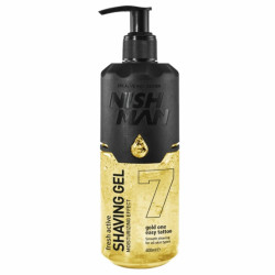 Гель для бритья Nishman Shaving Gel №7 Gold One 400 мл