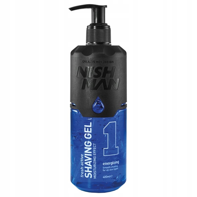 Гель для гоління Nishman Shaving Gel №1 Fresh Active, 400 мл