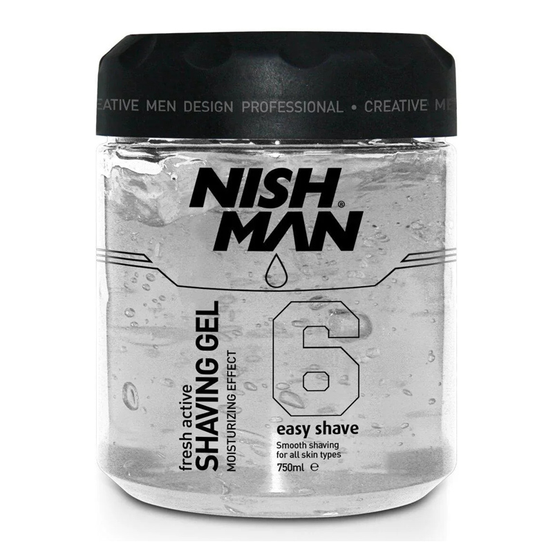 Гель для гоління Nishman Shaving Gel №6 Easy Shave, 750 мл