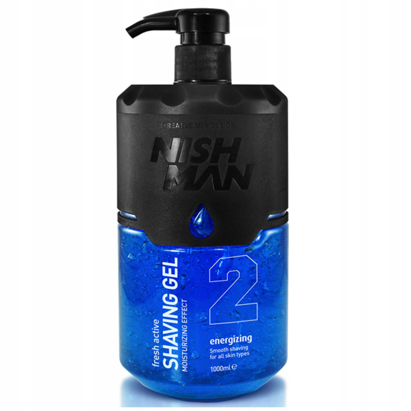 Гель для гоління Nishman Shaving Gel №2 Energizing, 1000 мл