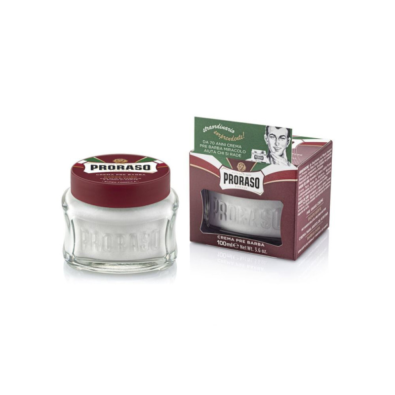 Крем до бритья для жесткой щетины Proraso Red Pre-shaving