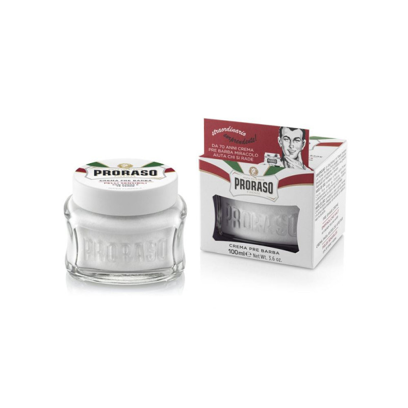 Крем до гоління для чутливої шкіри Proraso White Pre-shaving