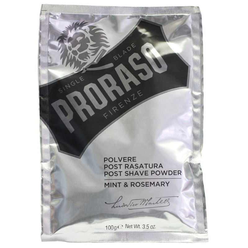 Пудра после бритья с мятой и розмарином Proraso Post Shave Powder Mint & Rosemary