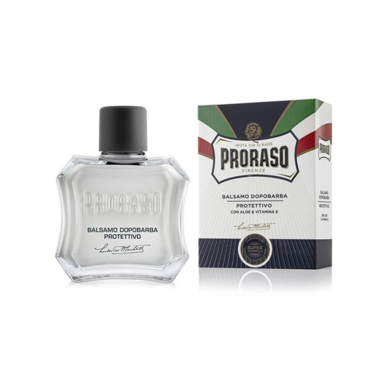 Защитный бальзам после бритья Proraso After Shave Balm с экстрактом алоэ и витамином Е, 100 мл