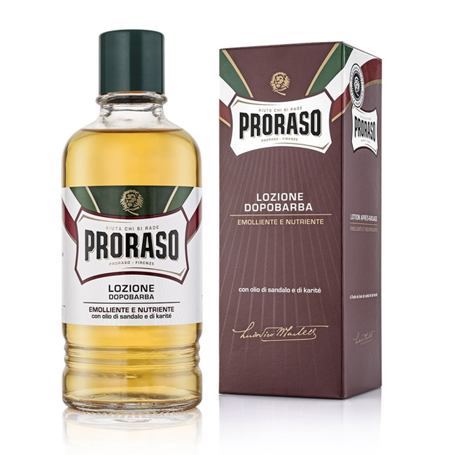 Лосьон после бритья Proraso After Shave Lotion Nourish Sandalwood с маслом ши и сандаловым маслом, 400 мл