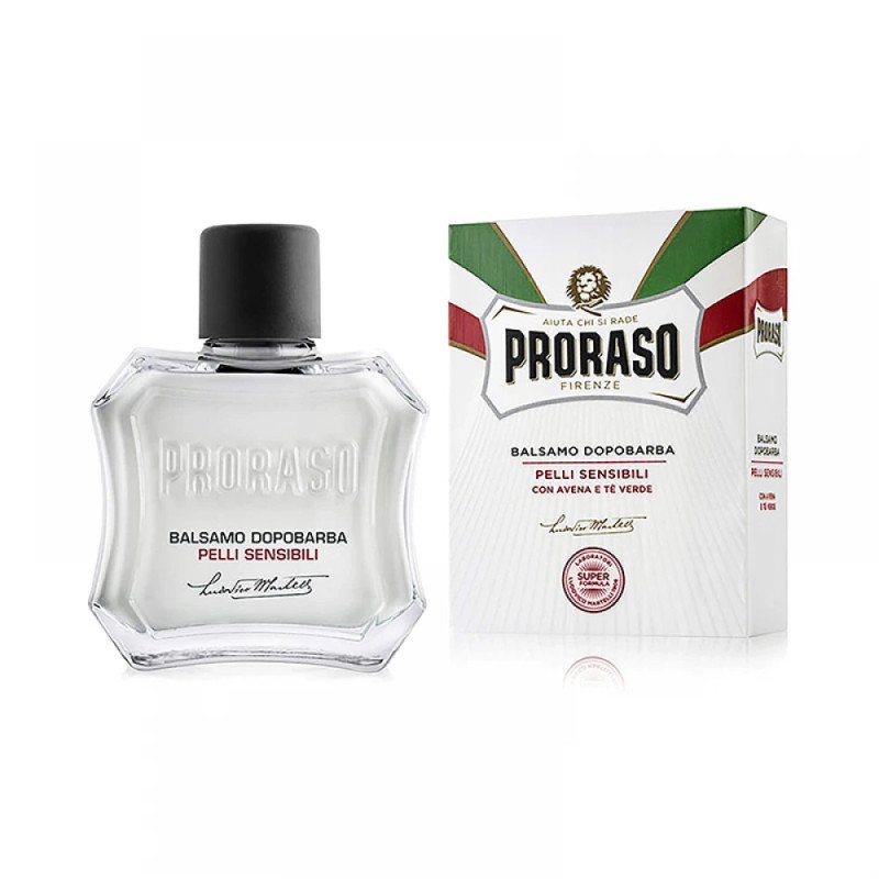Бальзам після гоління Proraso After Shave Balm Sensitive Skin для чутливої шкіри з екстрактом зеленого чаю та вівса, 100 мл