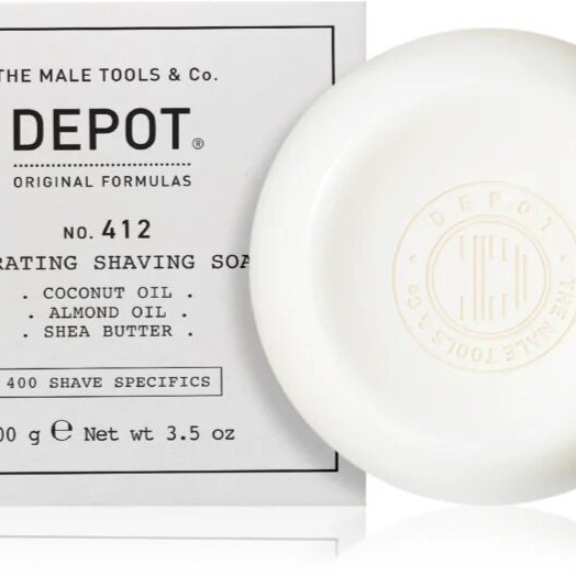 Мыло для бритья Depot 412 Hydrating shaving soap, 100 грамм