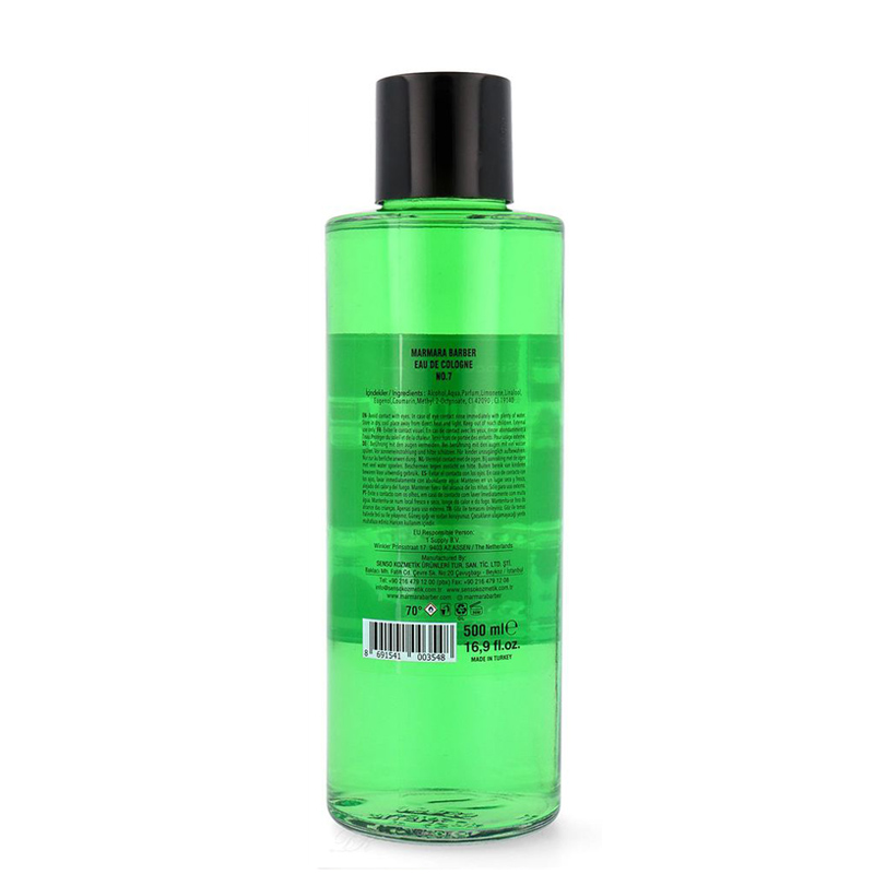 Одеколон Marmara Barber №7 Eau De Cologne, 500 мл