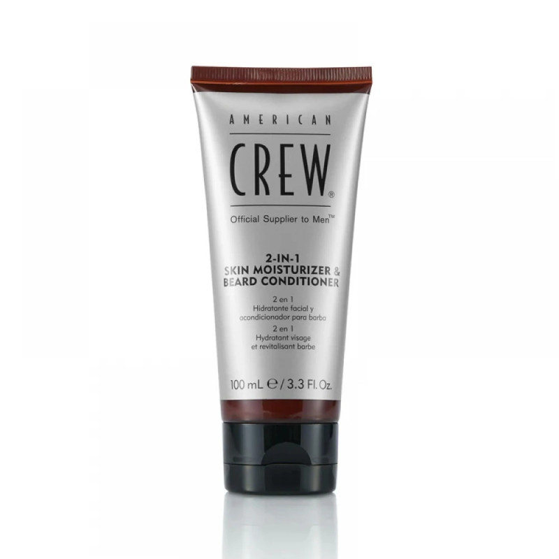 Живильний крем для обличчя та бороди American Crew 2in1 Skin Moisturizing & Beard Conditioner, 100 мл