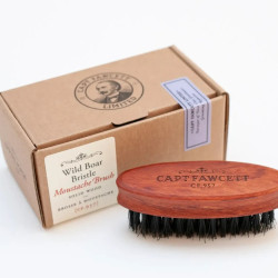 Щетка для усов Captain Fawcett из дуба с шерстью дикого кабана