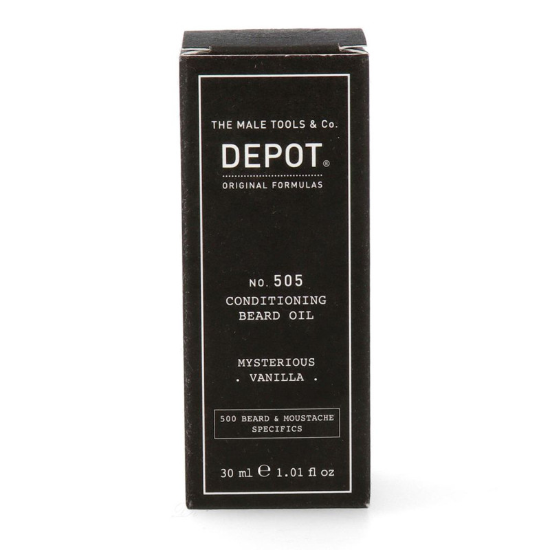 Масло-кондиционер для бороды Depot 505 Mysterious Vanilla Conditioning Beard Oil "Загадочная ваниль", 30 мл