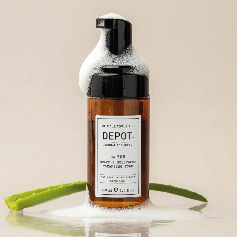 Пенка для очистки бороды и усов Depot 508, 100мл