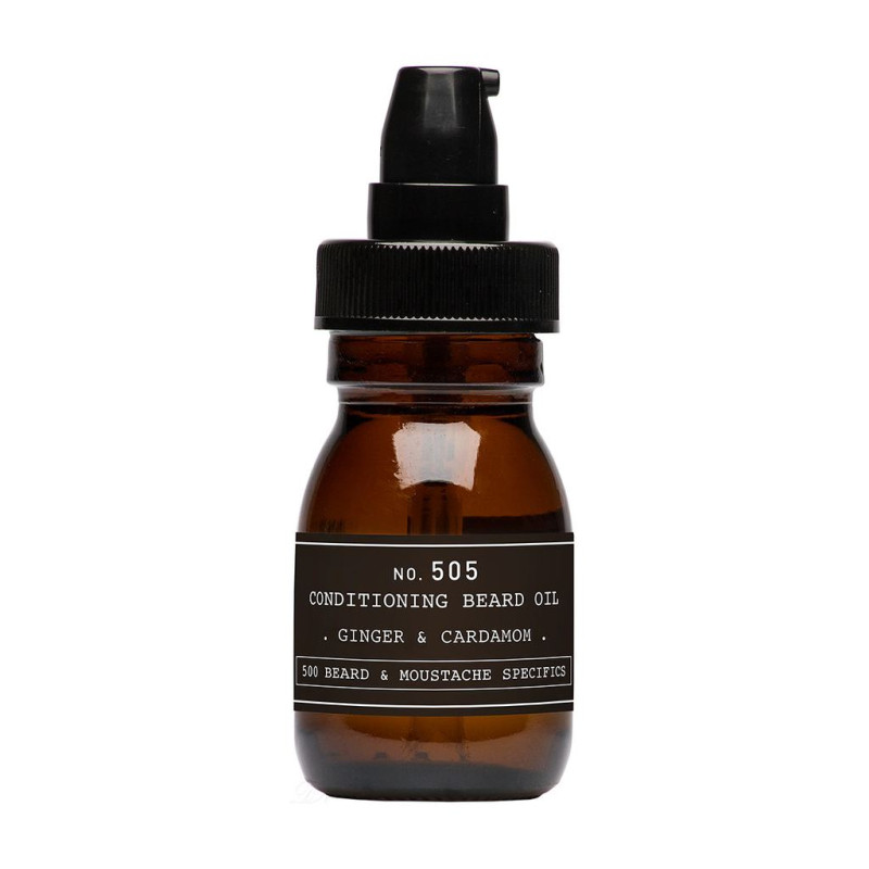 Масло-кондиционер для бороды Depot 505 Ginger & Cardamon Conditioning Beard Oil "Имбирь и кардамон", 30 мл