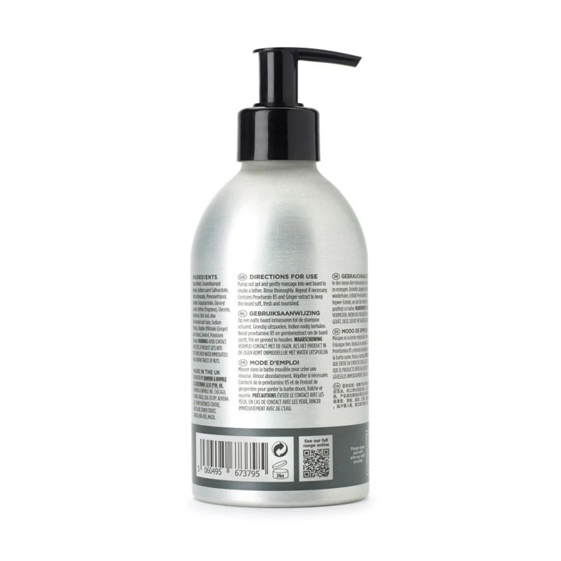 Шампунь для бороды Hawkins & Brimble Beard Shampoo Eco-Refillable, 300 мл