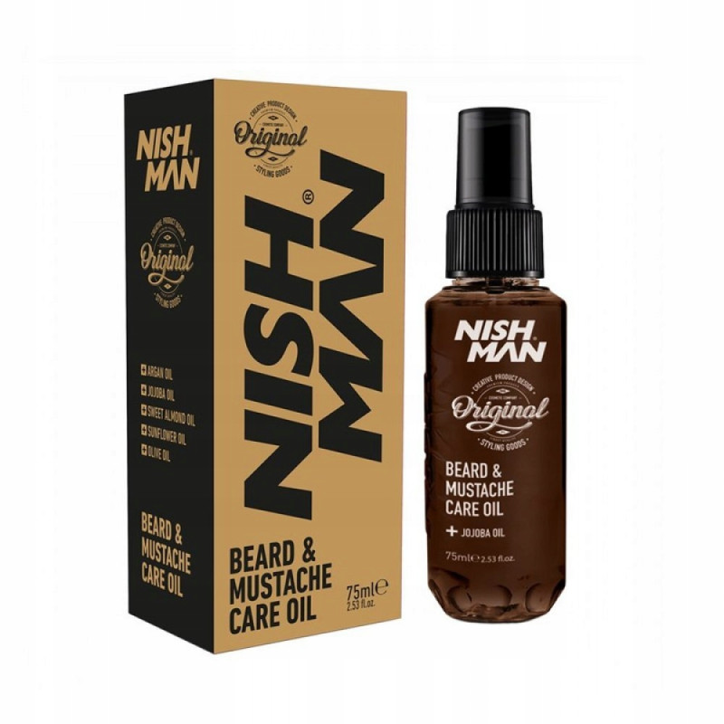 Масло для бороды Nishman Beard & Moustache Oil, 75 мл