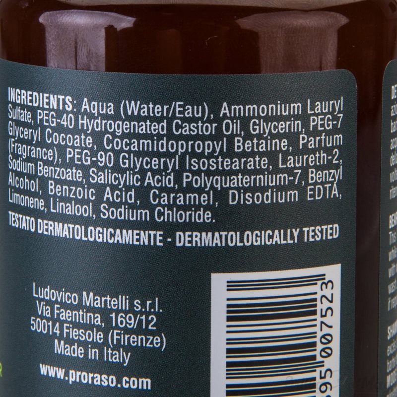 Шампунь для бороды Proraso Beard Shampoo Cypress & Vetyver
