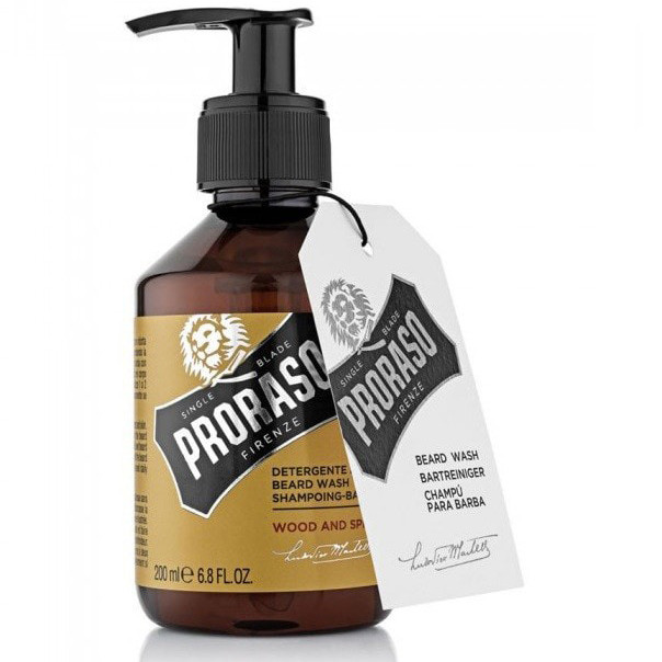 Шампунь для бороды Proraso Beard Shampoo Wood & Spice