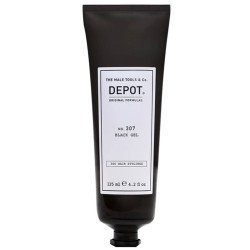 Черный гель для укладки волос Depot 307 Black Gel