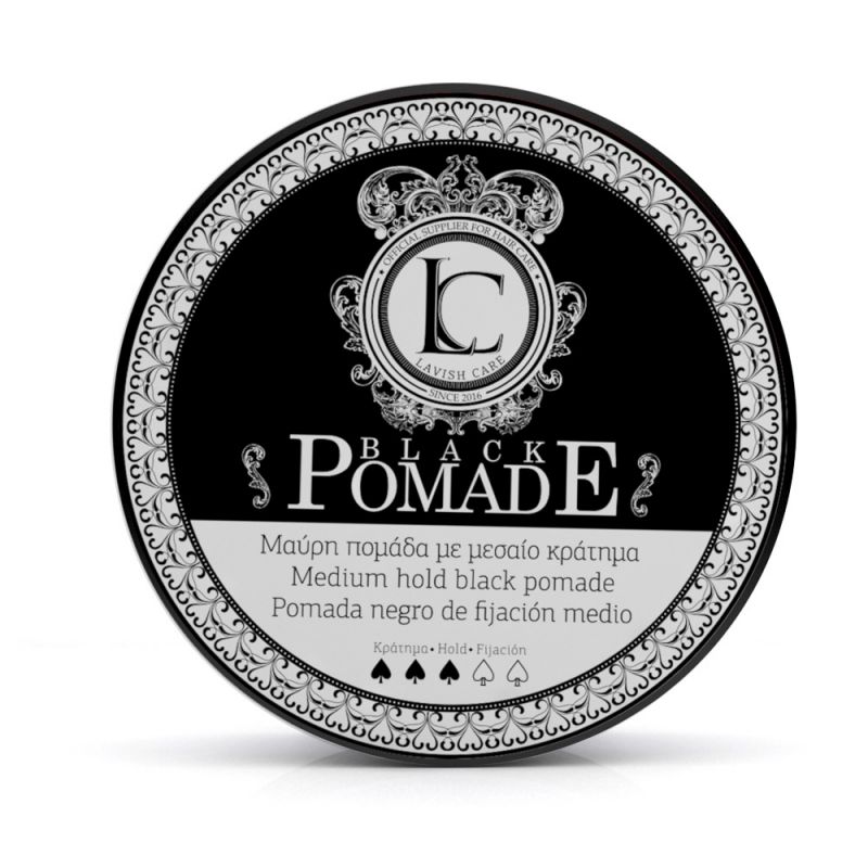 Черная помада для укладки волос Lavish Care Black Pomade