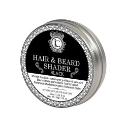 Чёрная помада для камуфляжа бороды и волос Lavish Care Black Beard And Hair Shader Pomade