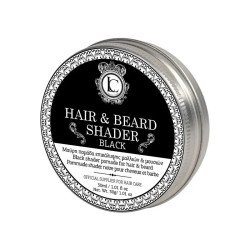 Чёрная помада для камуфляжа бороды и волос Lavish Care Black Beard And Hair Shader Pomade