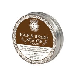 Коричневая помада для камуфляжа бороды и волос Lavish Care Brown Beard And Hair Shader Pomade