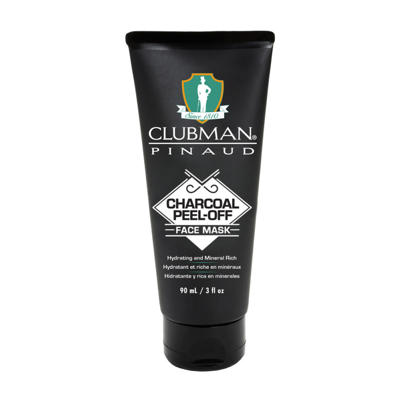 Черная маска для лица Clubman Charcoal Peel-Off Face Mask