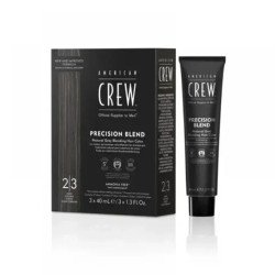 Система маскировки седых волос (уровень 2-3) American Crew Precision Blend Medium Natural 3 x 40 мл