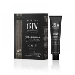 Система маскировки седых волос (уровень 4-5) American Crew Precision Blend Medium Natural 3 x 40 мл