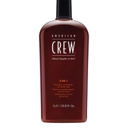 Средство по уходу за волосами и телом 3-в-1 American Crew Classic 3-in-1 Shampoo, Conditioner and Body Wash, 1000 мл