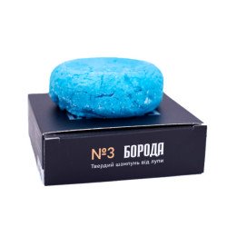 Твердый шампунь для волос от перхоти Boroda №3, мята