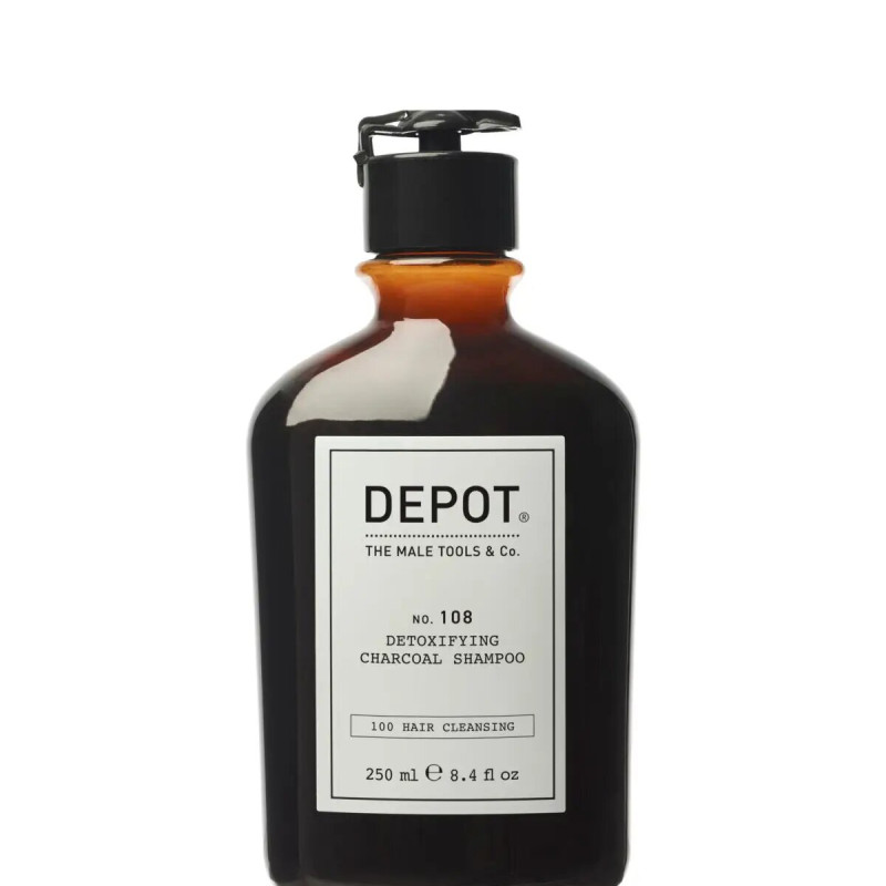 Шампунь для глубокой очистки с древесным углем Depot 108, 250мл