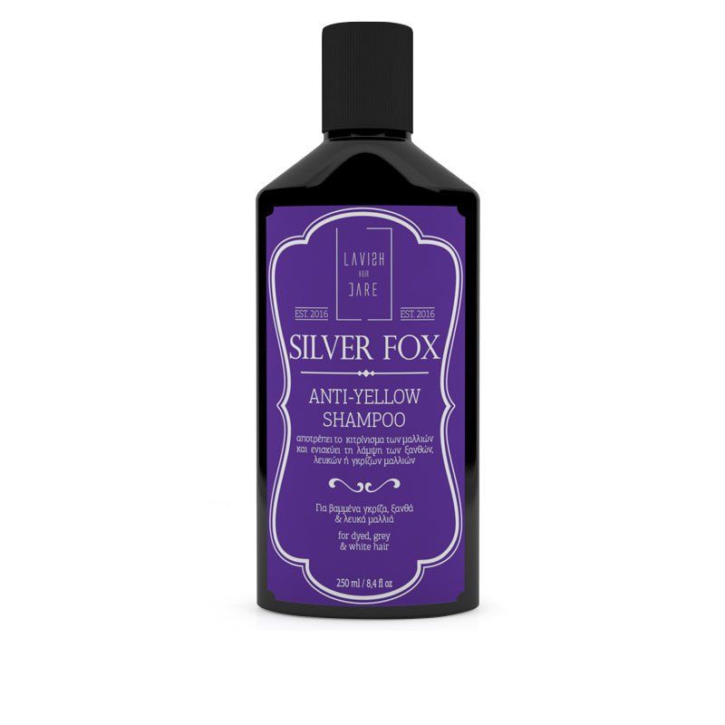 Шампунь для чоловіків проти жовтизни волосся Lavish Care Silver Fox Anti-Yellow Shampoo
